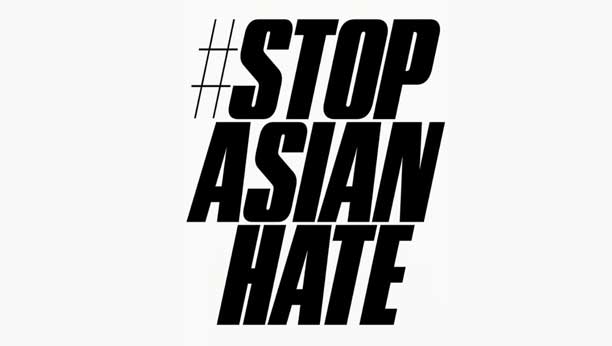 A graphic that says #Stop Asian Hate