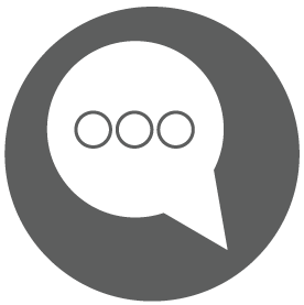 Icon of a thought bubble