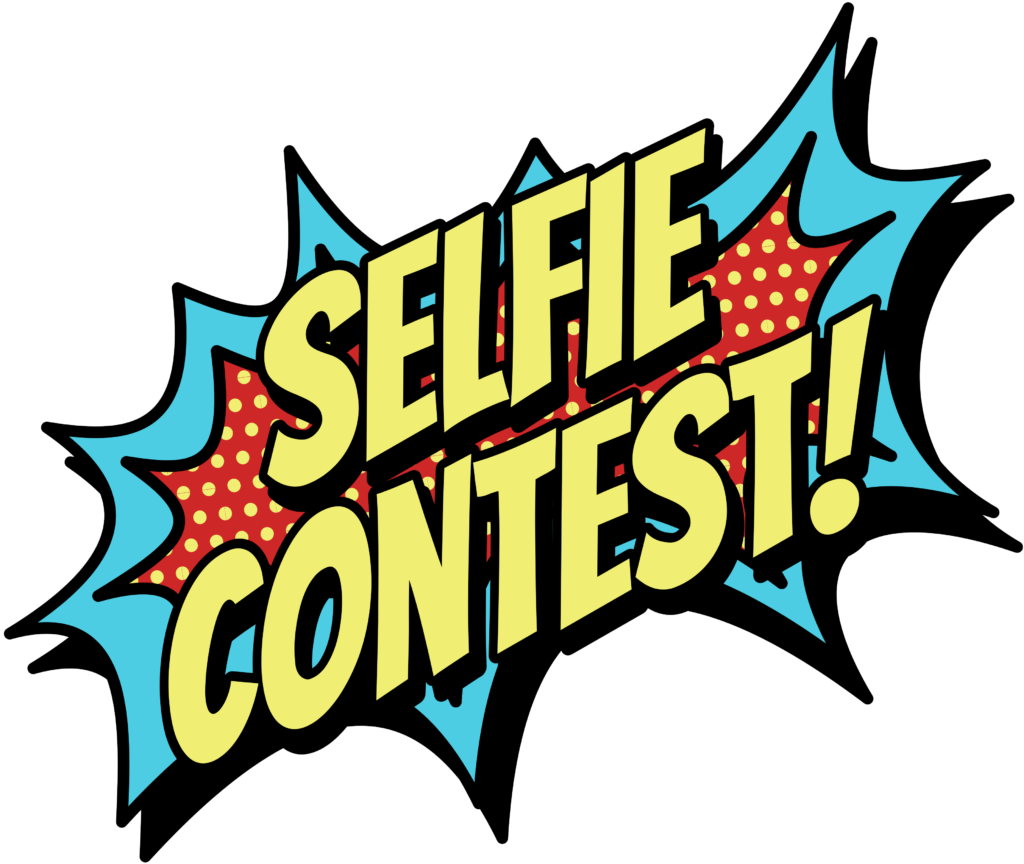 A graphic that says Selfie Contest